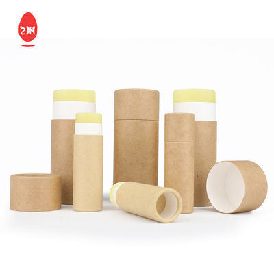 CMYK Dezodorant Biodegradowalny Cylinder Tube Box Kartonowe szminki
