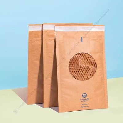 Koperty wysyłkowe Wyściełany papier pakowy Koperta SGS Kraft Biodegradowalne torby