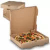 4c Druk offsetowy Pudełko do przechowywania pizzy 33 * 33 cm Opakowania wielokrotnego użytku Boxese Pudełka do pakowania