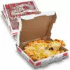 4c Druk offsetowy Pudełko do przechowywania pizzy 33 * 33 cm Opakowania wielokrotnego użytku Boxese Pudełka do pakowania