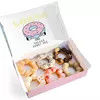 Opakowanie Mochi wielokrotnego użytku Logo CMYK Składane opakowanie piekarni Mochi Donut
