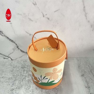 Biały czarny 350 g / m2 Kartonowe pudełko z tubą Opakowanie na butelki