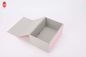 Pudełka do pakowania butów z tektury, różowe matowe magnetyczne pudełko upominkowe ze wstążką